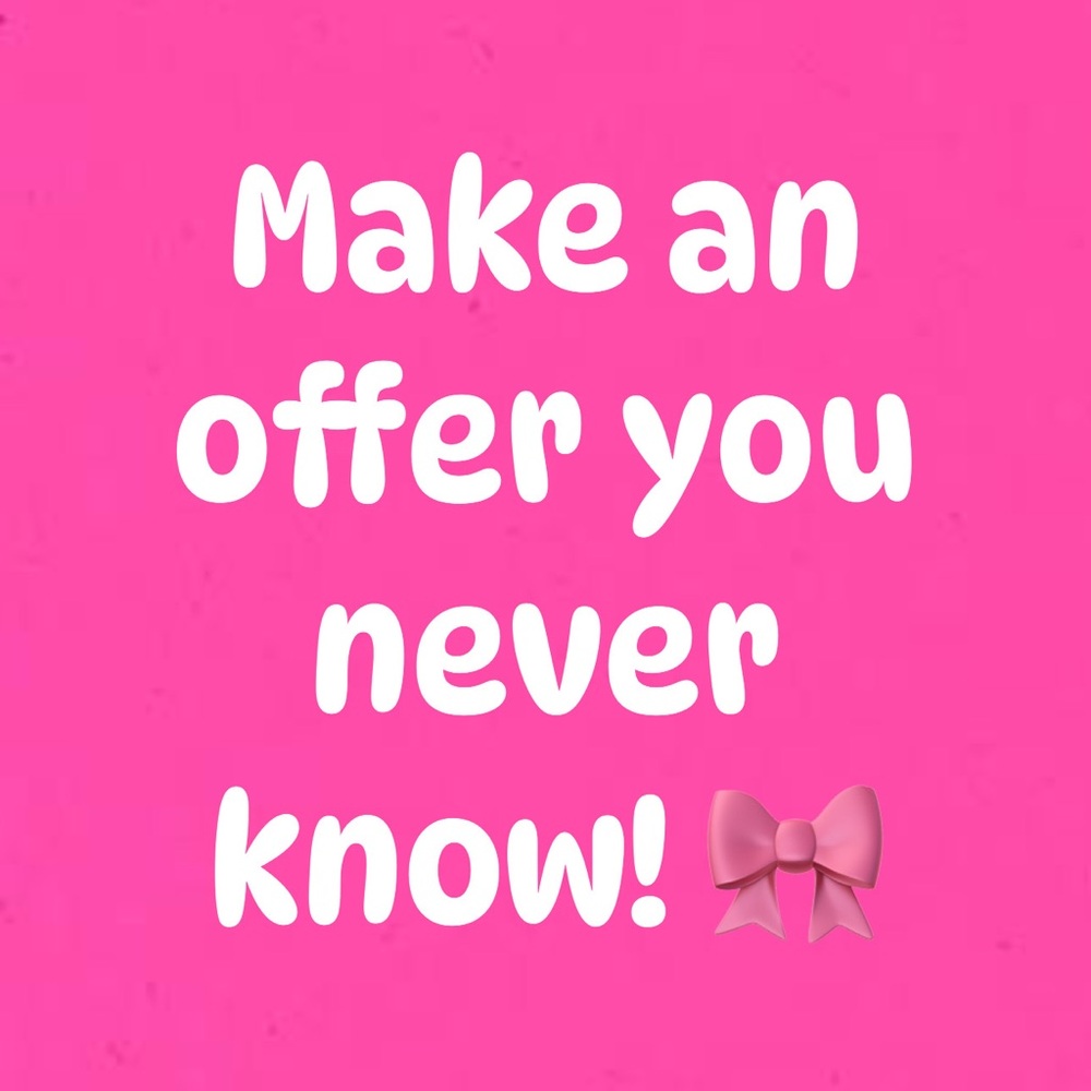 Make an offer you never know! 🎀